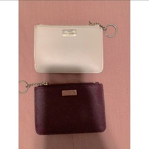 Two Kate Spade Coin Holder/Key Chains